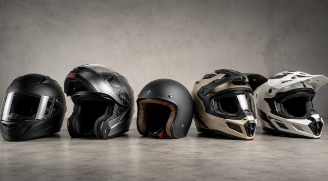 Motorcycle Helmet Types, Safety Standards and Choosing the Right Fit